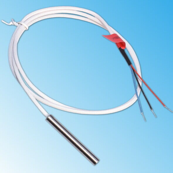 Pt1000 Temperature Sensor (up To 500°c) Fiberglass Cable Length 1m 2m 3m 5m