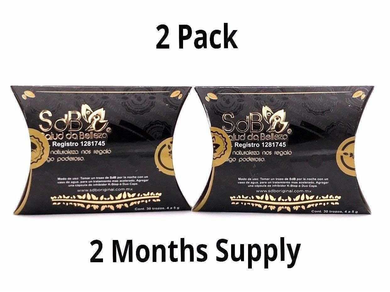 2 Pack Semilla De Brazil Sdb 100% Authentic Brasil Seed Supplement - 60 Days