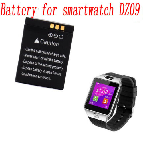 2pcs Rechargeable Battery 380mah For Smart Watch Dz09 Battery Fym-m9 Lq-s1 Hkx-s