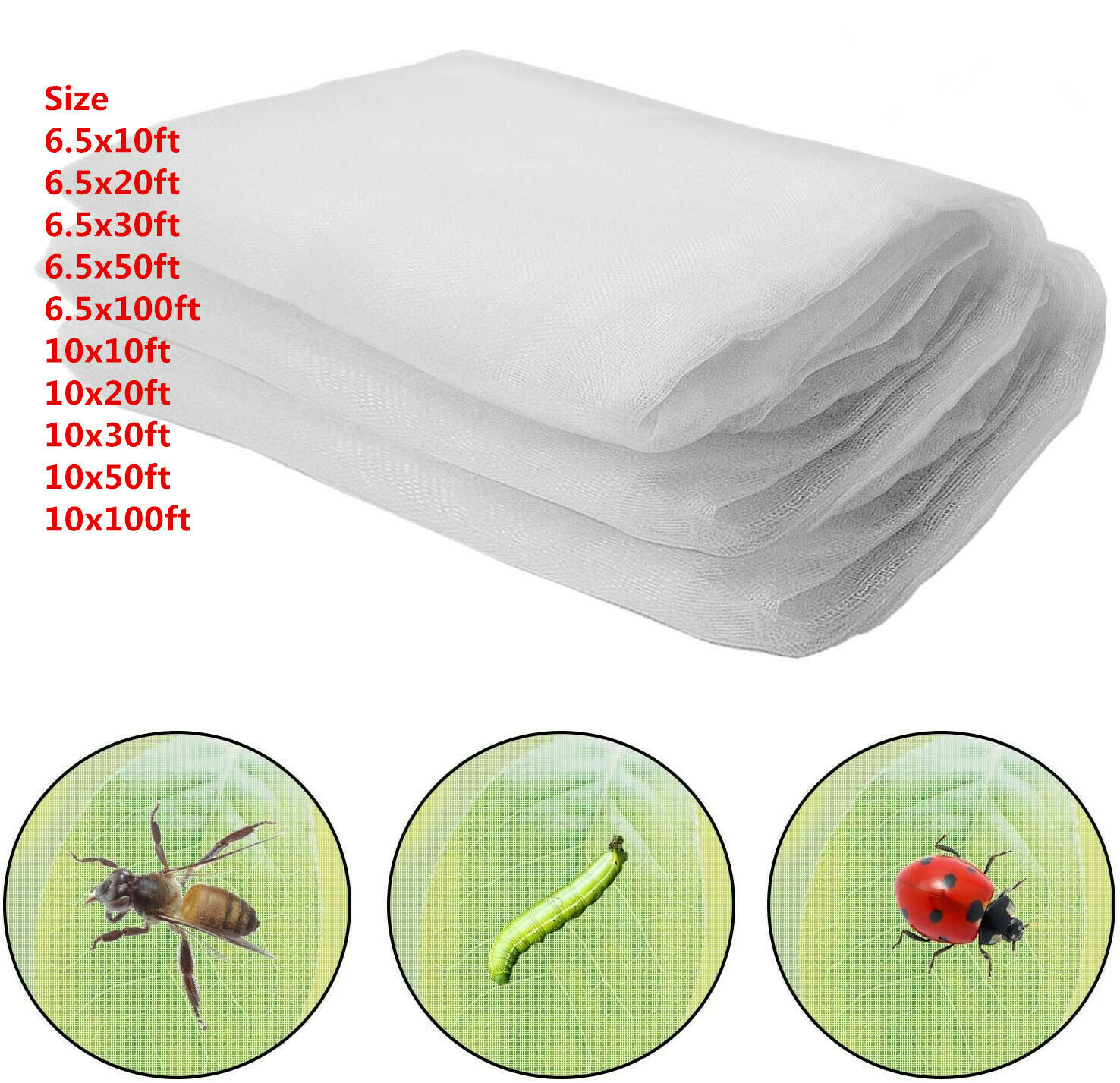 Mosquito Garden Bug Insect Netting Insect Barrier Bird Net Plant Protect Mesh