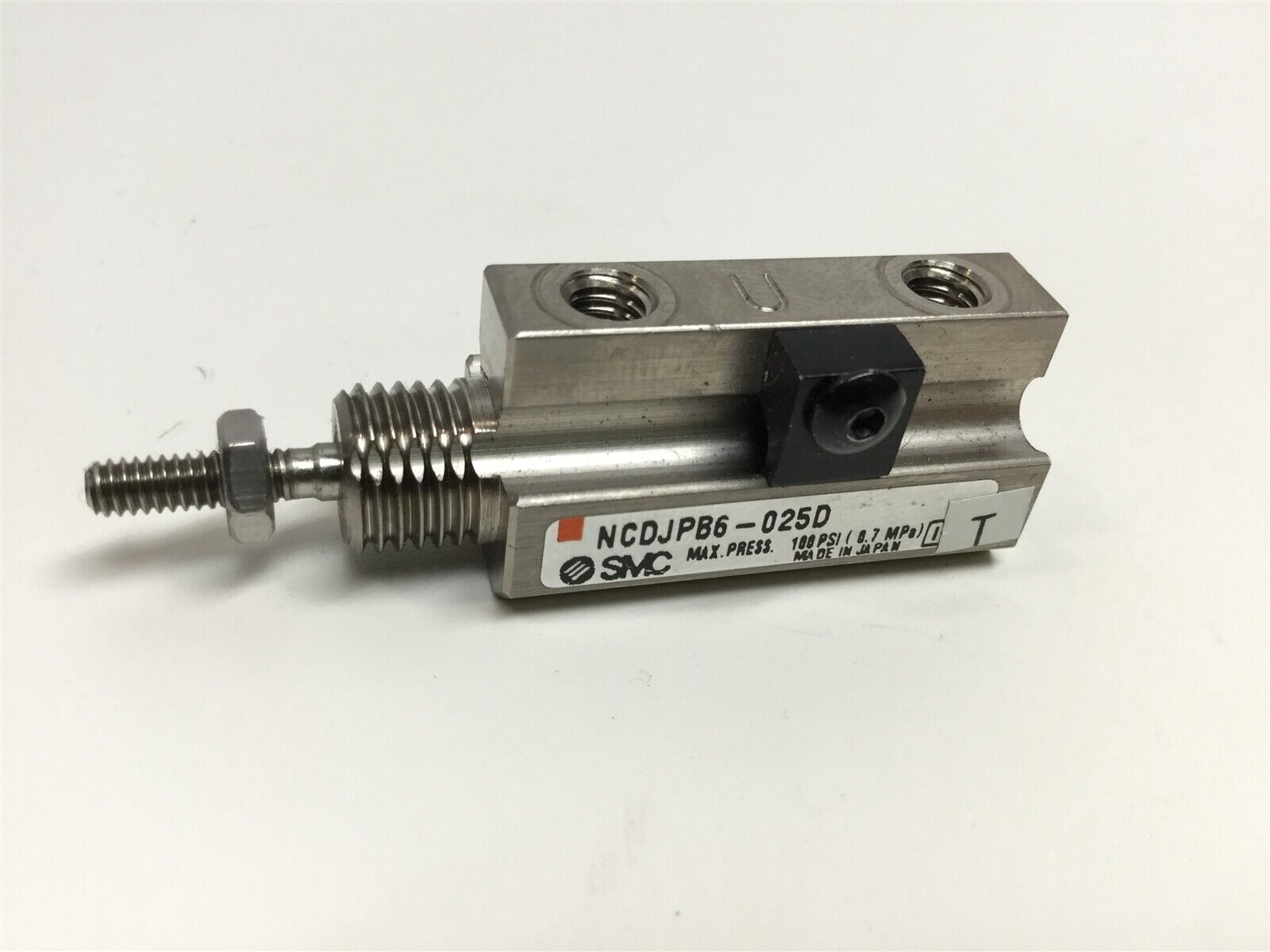 Smc Ncdjpb6-025d Compact Miniature Pin Cylinder 1/4" Stroke, 1/4" Bore, 100 Psi