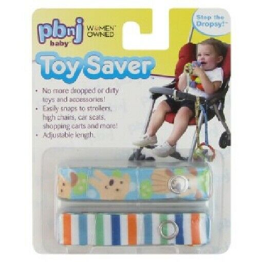 Pbnj Toy Savers Baby Toy & Sippy Cup Straps Holder For Strollers/high Chair, Etc