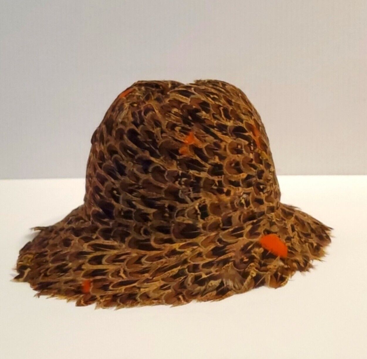 Vintage Rare Bollman Hat Fabiani Design For Neusteters Feather Wool Fall Fedora