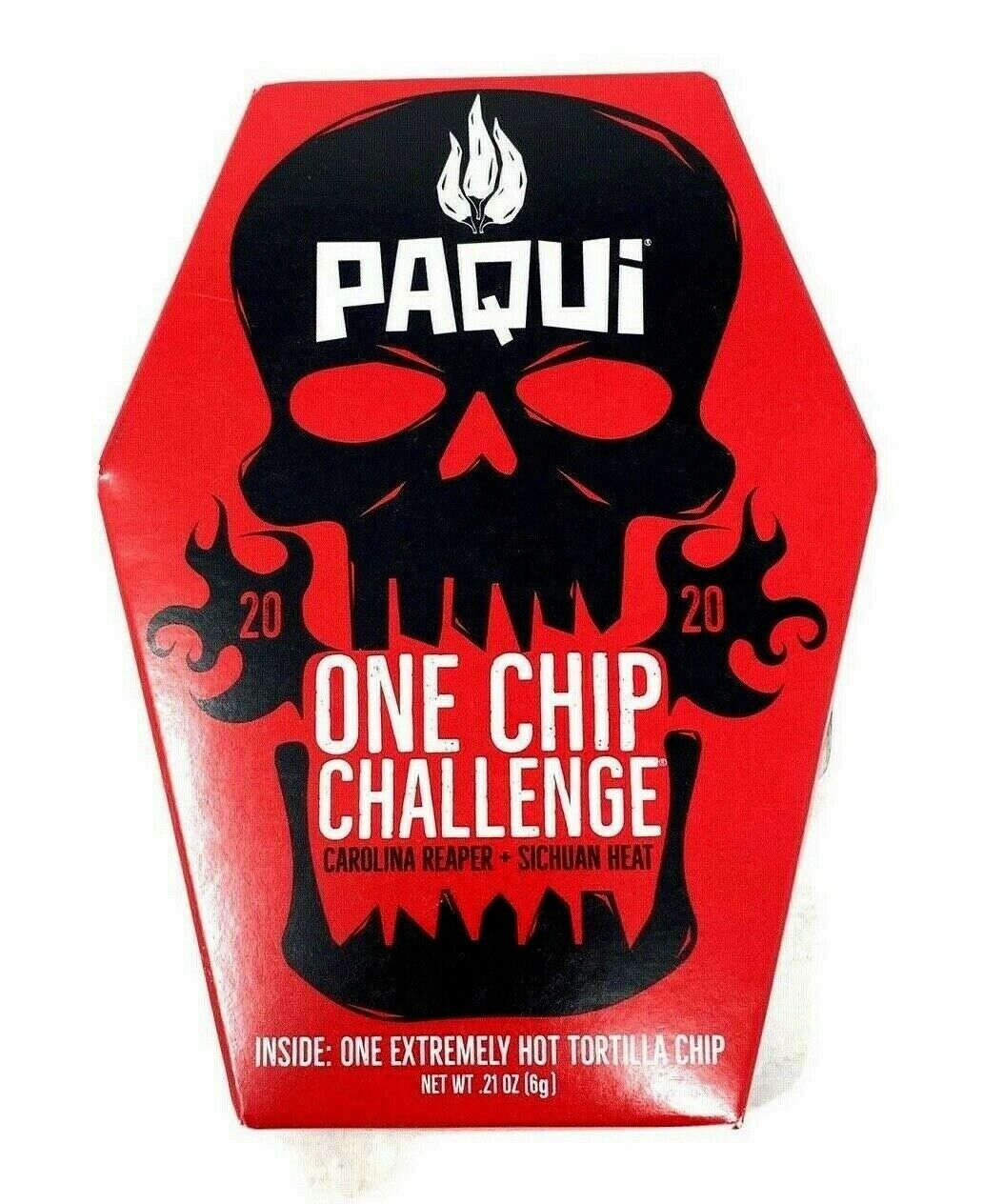 Paqui One Chip Challenge Carolina Reaper Pepper 2020 Worlds Hottest