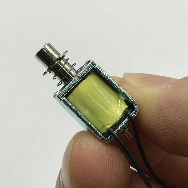 Dc 3v 5v 6v Push Pull Through Type Micro Mini Solenoid Electromagnet Stroke 3mm