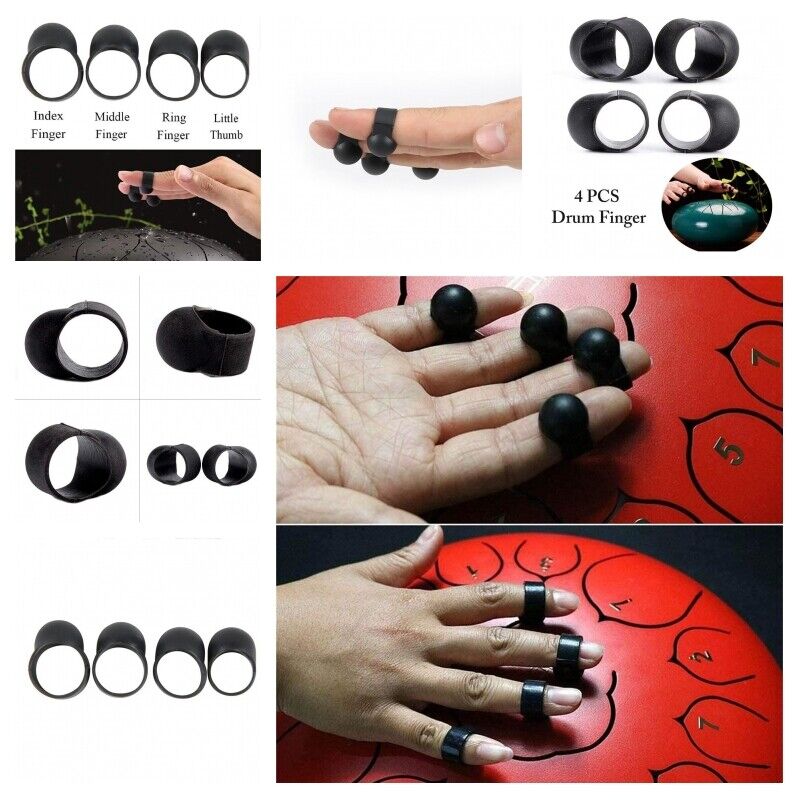 Percussion Drum Finger Sleeve 4pcs Knocking Cover For Musician Tool Accessories