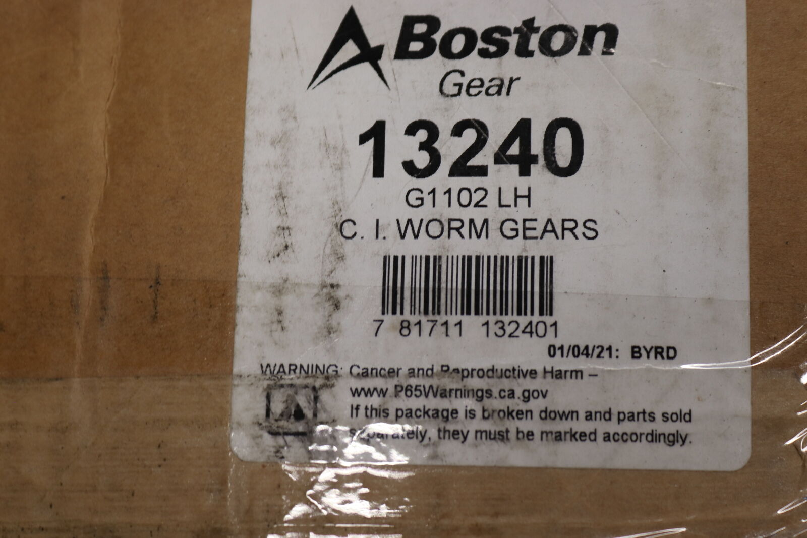 Boston Worm Gear G1102 Lh C. I. 30217473 13240